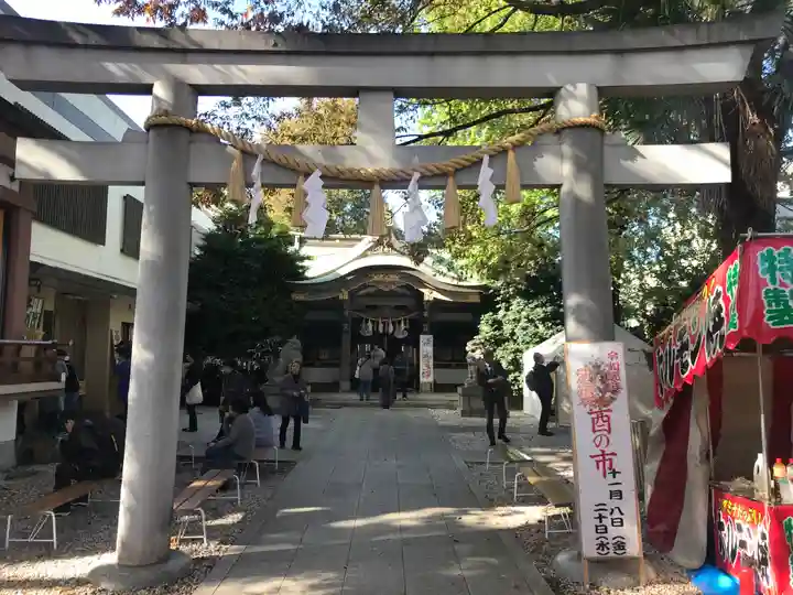 大鳥神社の鳥居