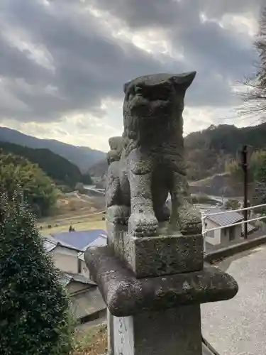 明見神社の狛犬
