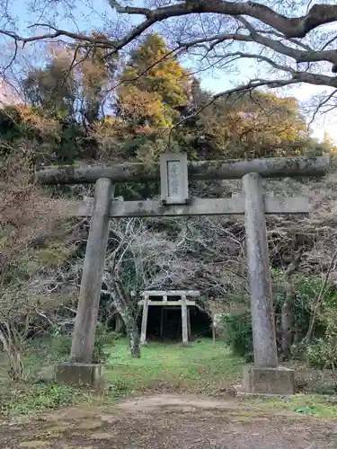 天神社瘡間神社の鳥居