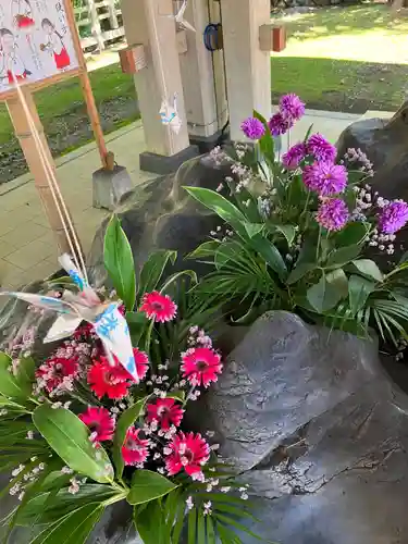 上川神社の手水舎