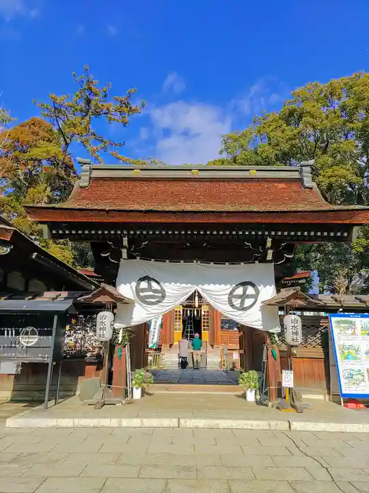 治水神社の山門・神門