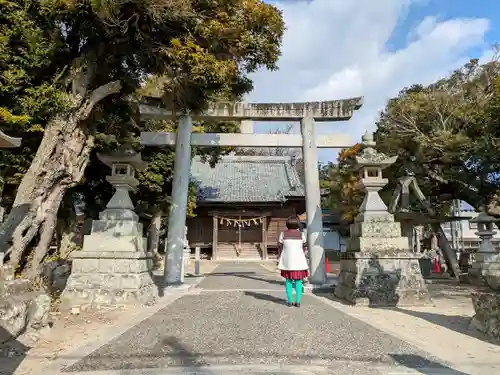 息神社の鳥居