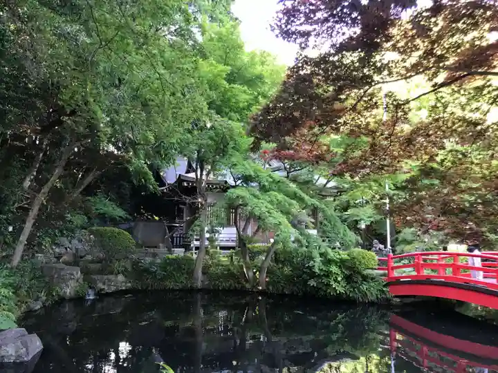貫井神社の庭園