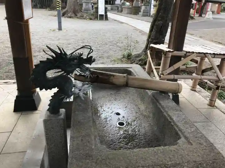 町田天満宮の手水舎