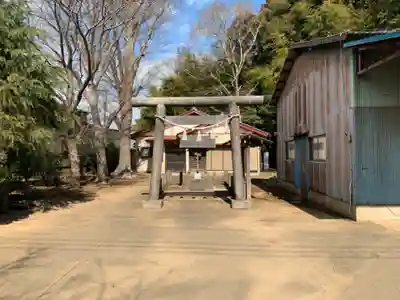 神社（名称不明）の鳥居