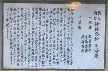 磐上神社・雨宮神社(宮城県)