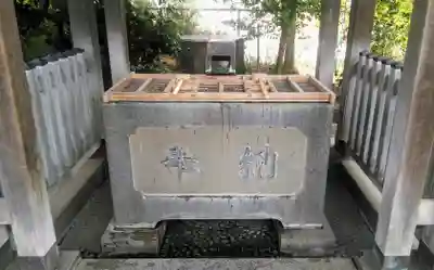 筑土八幡神社の手水舎