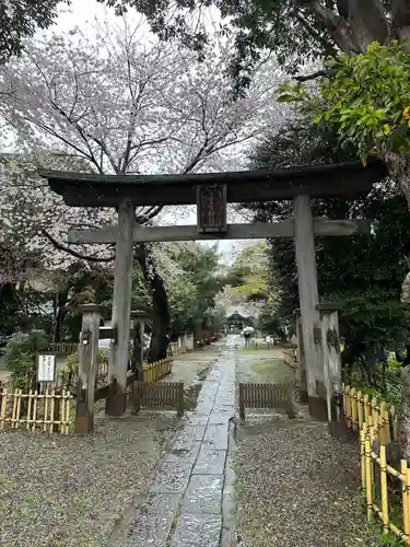 畑子安神社の鳥居