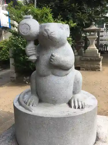 戸部杉山神社の狛犬