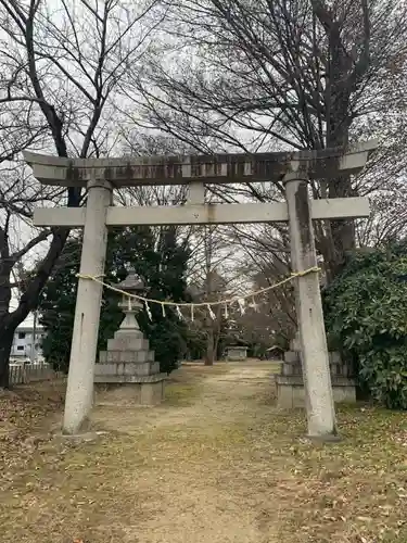 河俣下神社（一色川俣）の鳥居