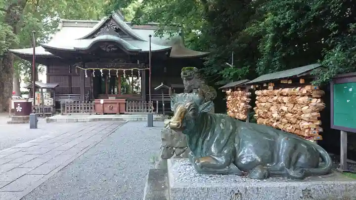 谷保天満宮の本殿・本堂
