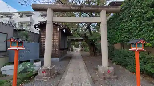 印内八坂神社の鳥居