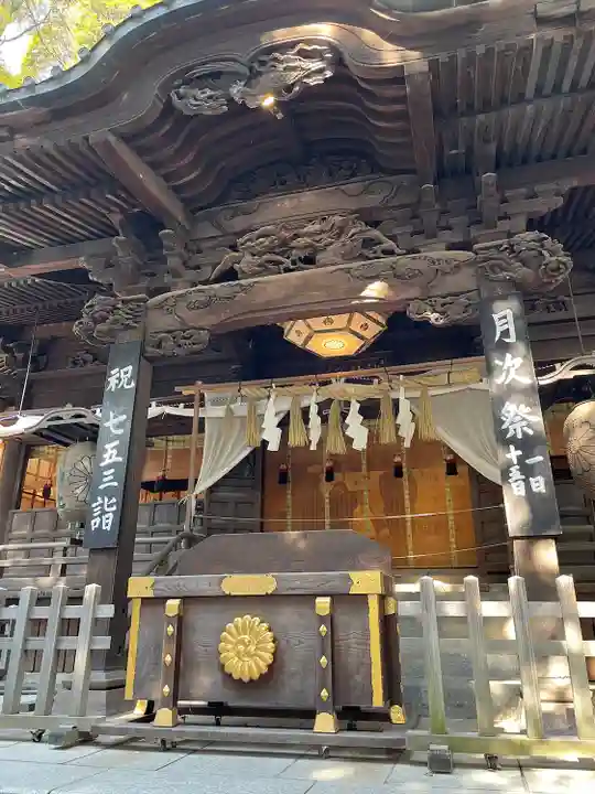 調神社の本殿・本堂