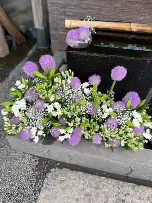 上尾御嶽神社の手水舎