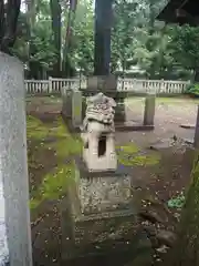 柳窪天神社（黒目川天神社）　の狛犬