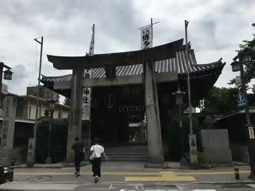 櫛田神社の鳥居