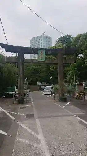 芝東照宮の鳥居