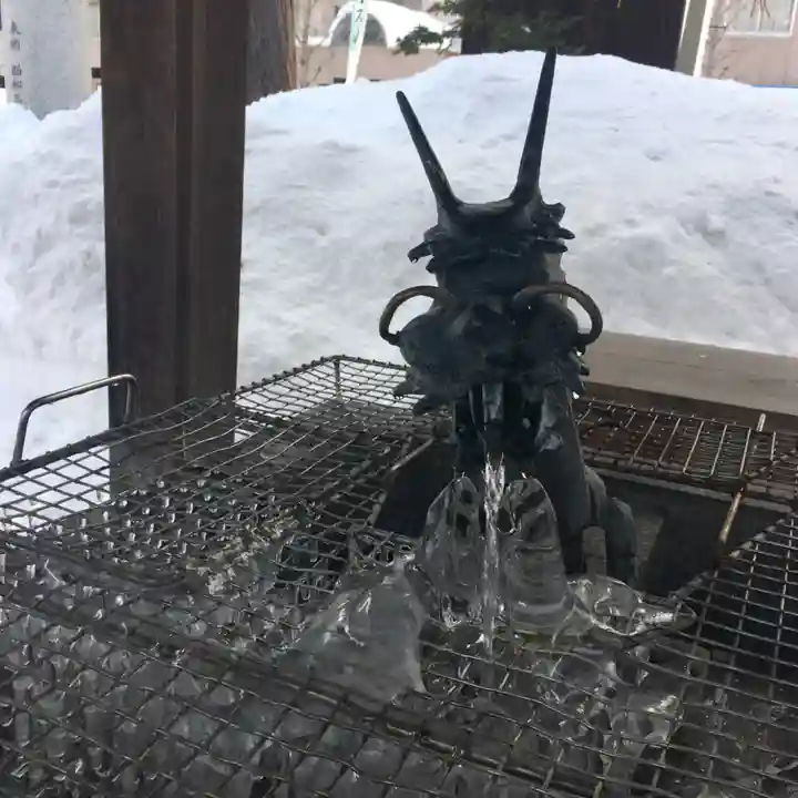 北海道神宮頓宮の手水舎