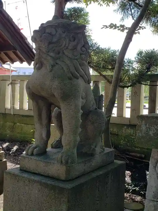 菟橋神社の狛犬