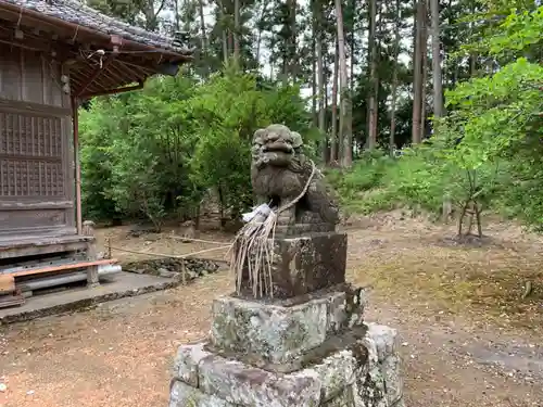 滝口神社の狛犬