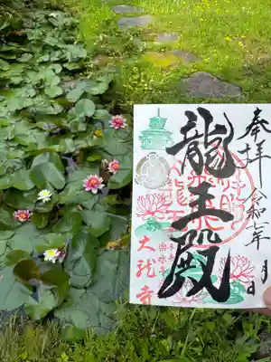 楽水亭　大龍寺の御朱印