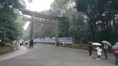 明治神宮の鳥居