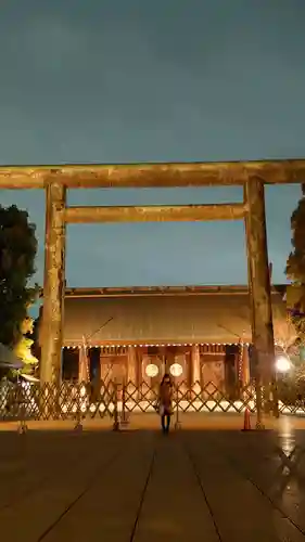 靖國神社の鳥居