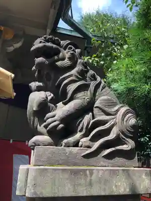 上目黒氷川神社の狛犬
