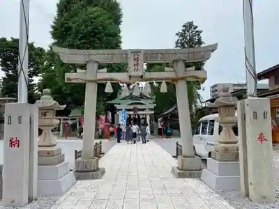 川越八幡宮の鳥居