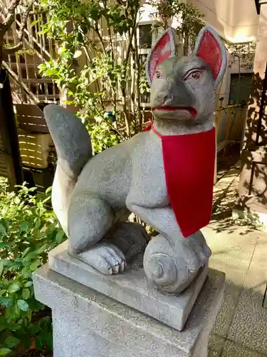 茶ノ木神社の狛犬