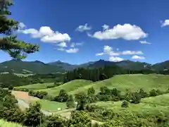 祖母嶽神社の景色