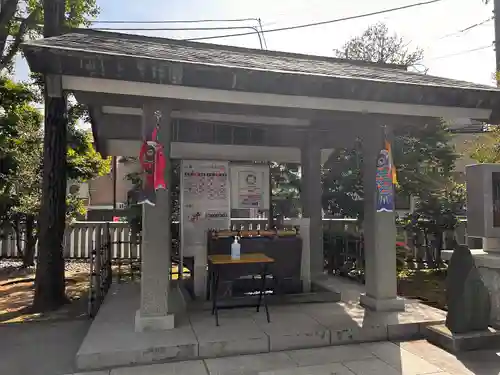 池袋氷川神社の手水