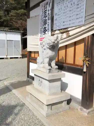 男山八幡宮の狛犬