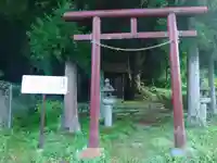 安智羅神社(松尾古城跡)の鳥居
