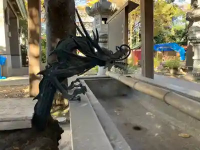 丸子山王日枝神社の手水舎