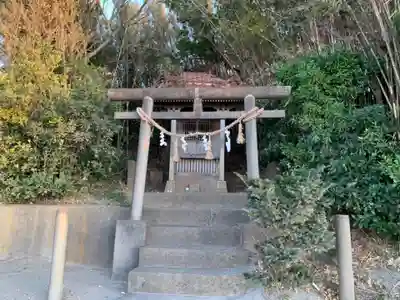 神社（名称不明）の鳥居