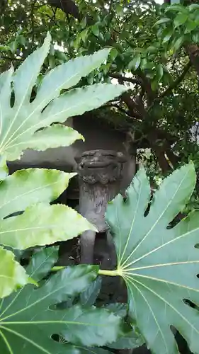 白滝不動尊の狛犬