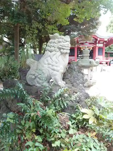 柏諏訪神社の狛犬