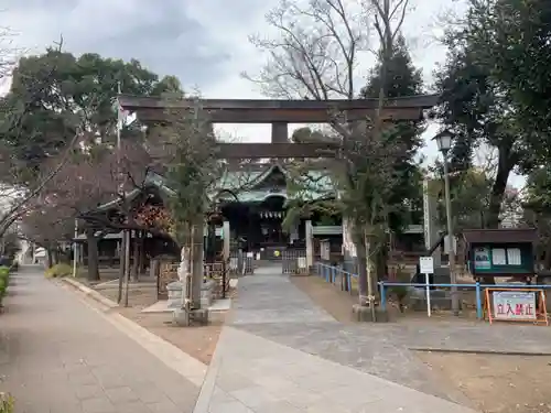 荏原神社の鳥居