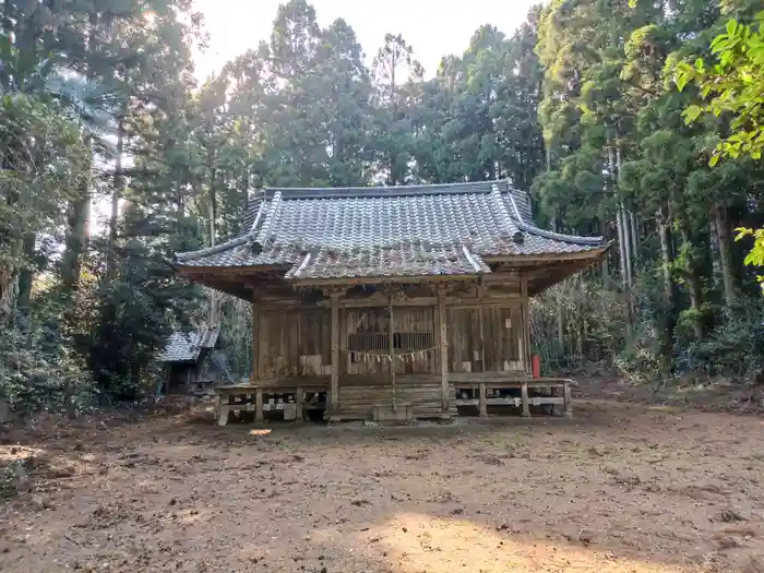 安福河伯神社の本殿