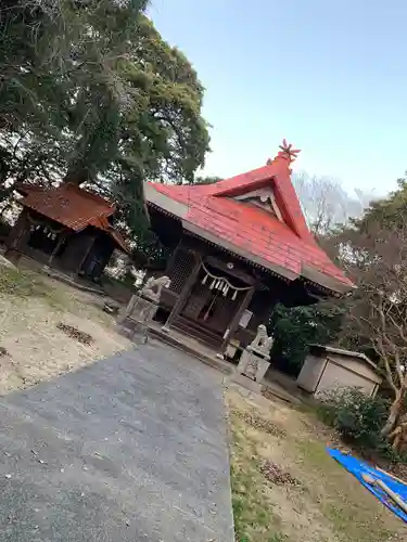 津布田八幡宮の本殿