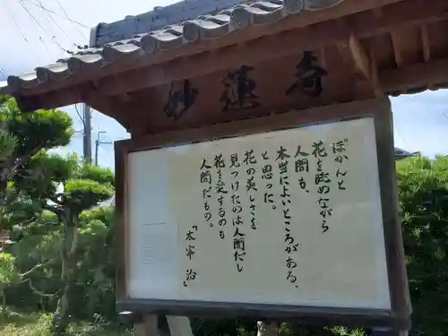 妙蓮寺の建物その他