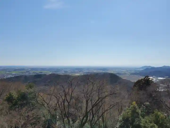 太平山神社の景色