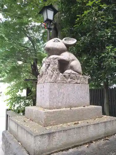 調神社の狛犬