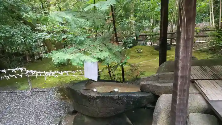 野宮神社の手水舎