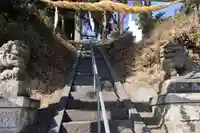 阿久津「田村神社」(郡山市阿久津町)旧社名:伊豆箱根三嶋三社の狛犬