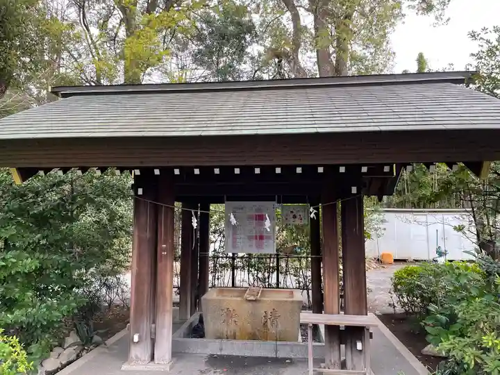 阿佐ヶ谷神明宮の手水舎