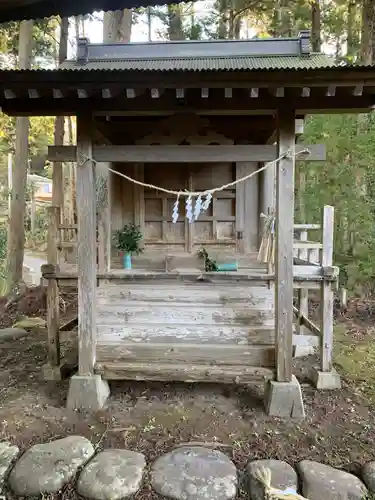 神社（名称不明）の本殿・本堂
