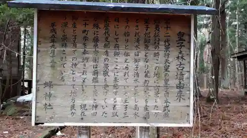 蜂神社の建物その他