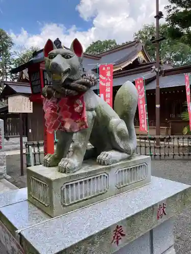 亀ケ池八幡宮の狛犬